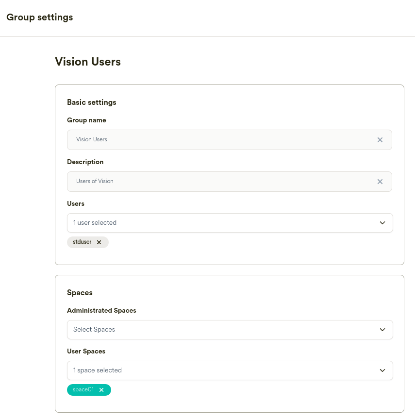 Group Iris Access