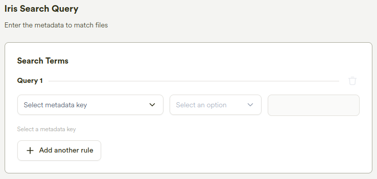 Iris Search Query
