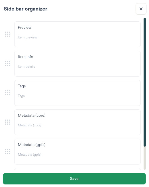 Side Bar Organiser