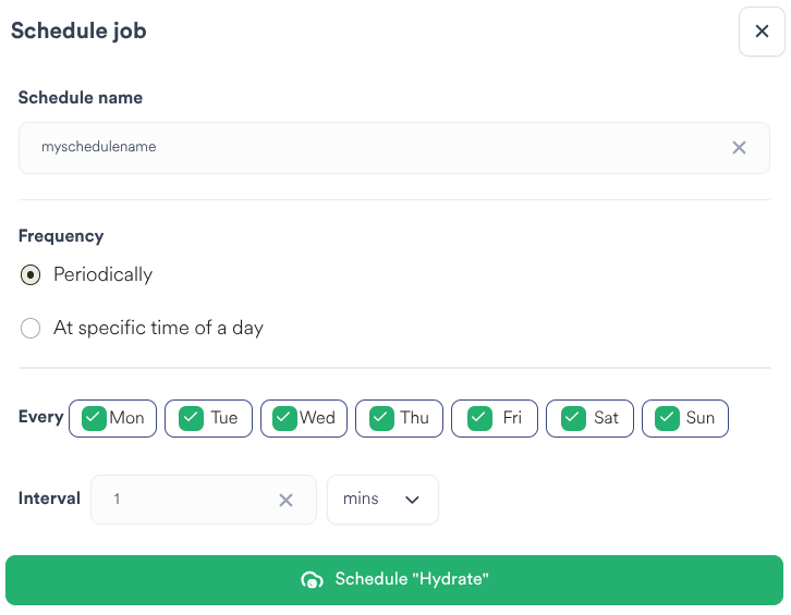 Job Task Information Dialog