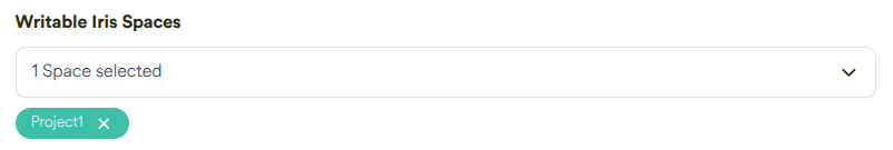 Group Wizard writable iris spaces